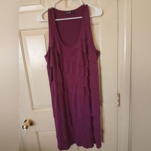 Tiered sleeveless dress